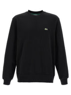 Lacoste Black Cotton Sweatshirt