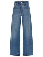 Jacquemus Blue Cotton Jeans Denim
