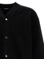 Jacquemus Black Merino Wool Cardigan