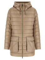 Moncler Beige Polyamide Full-Length Jacket