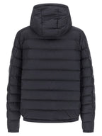 Moncler Blue Polyester Full-Length Jacket