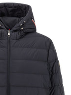 Moncler Blue Polyester Full-Length Jacket