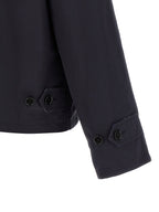 Burberry Blue Cotton Full-Length Jacket