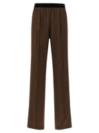 Tom Ford Brown Silk Casual Pants