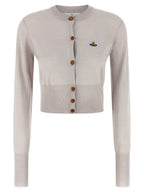 Vivienne Westwood Gray Wool Cardigan