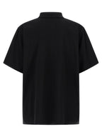Balenciaga Black Cotton Polo Shirt