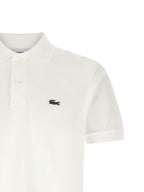 Lacoste White Cotton Polo Shirt