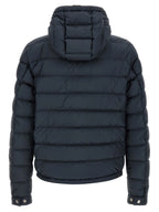 Moncler Blue Polyester Full-Length Jacket