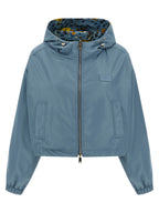 Fendi Blue Polyester Shell Jacket