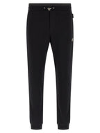 Philipp Plein Black Cotton Joggers (Workout Pants)