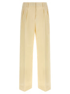 Moncler Beige Cotton Dress Pants