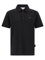 Philipp Plein Black Cotton Polo Shirt