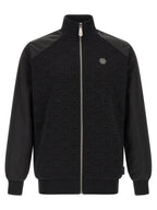 Philipp Plein Black Cotton Sweatshirt