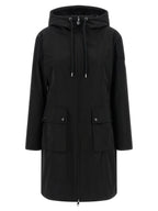 Moncler Black Polyester Parka