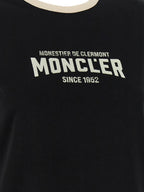 Moncler Black Cotton T-Shirt