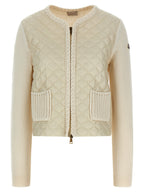 Moncler Beige Cotton Cardigan