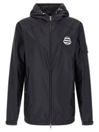 Moncler Blue Polyamide Shell Jacket