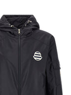 Moncler Blue Polyamide Shell Jacket