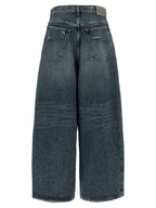 Balenciaga Blue Cotton Relaxed Fit Jeans
