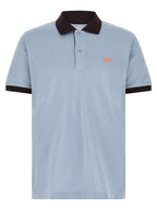 Lacoste Blue Cotton Polo Shirt