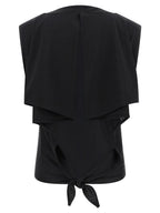 Jacquemus Black Paper Sleeveles T-Shirt