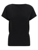 Jacquemus Black Viscose T-Shirt