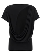 Jacquemus Black Viscose T-Shirt