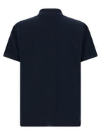 Fendi Blue Cotton Polo Shirt
