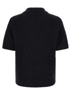 Lacoste Black Cotton Polo Shirt