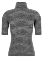 Brunello Cucinelli Gray Silk Cardigan