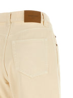 Saint Laurent Beige Cotton Jeans Denim