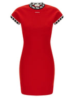 Versace Multicolor Cotton Short Dress