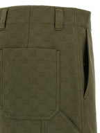 Gucci Bicolor Cotton Bermuda Shorts