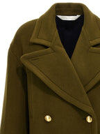 Palm Angels Bicolor Virgin Wool Coat