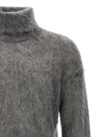 Saint Laurent Gray Wool Cardigan
