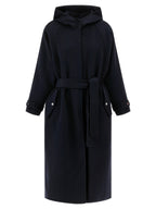 PINKO Blue Polyamide Coat