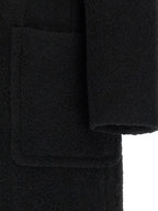 PINKO Black Polyester Coat