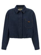 Fendi Blue Cotton Denim Jacket