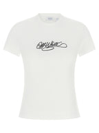 Off-White White Cotton T-Shirt