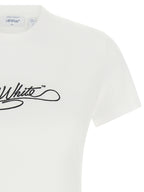 Off-White White Cotton T-Shirt