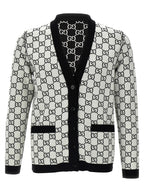 Gucci Bicolor Wool Cardigan