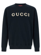 Gucci Blue Cotton Sweatshirt