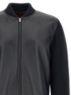 Gucci Blue Lamb Leather Leather Jacket