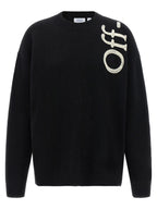 Off-White Bicolor Wool Cardigan