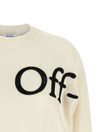 Off-White Bicolor Wool Cardigan