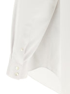 Gucci White Cotton Blouse