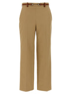 Gucci Beige Cotton Casual Pants