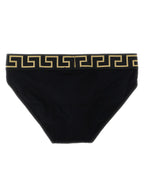 Versace Black Cotton Briefs