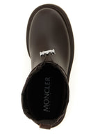 Moncler Brown Pvc Ankle Boots