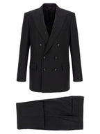 Tom Ford Black Wool Two-Piece Suit